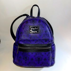 Disney Parks Haunted Mansion Loungefly Backpack